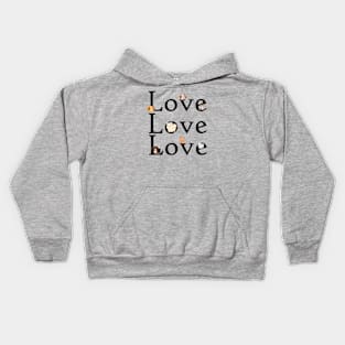 I love dogs Kids Hoodie